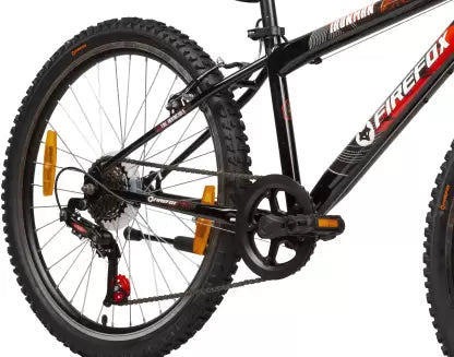 FIREFOX BIKES Ironman 6S 24 T BMX Cycle (6 Gear, Black) (OPEN BOX) FIREFOX BIKES Ironman 6S 24 T BMX Cycle (6 Gear, Black) (OPEN BOX)